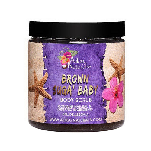 Alikay Naturals Brown Suga Baby Body scrub, 8 Oz